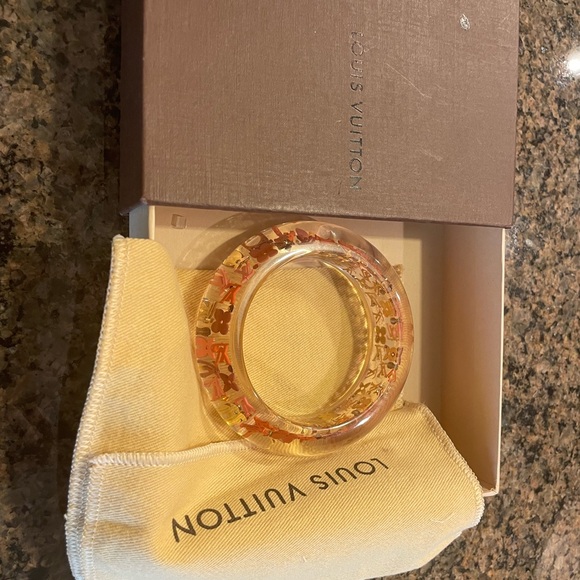 Louis Vuitton Inclusion Monogram Resin Bangle - Picture 4 of 9